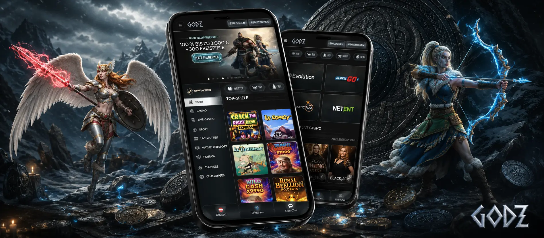 Casino Games bei Godz Casino